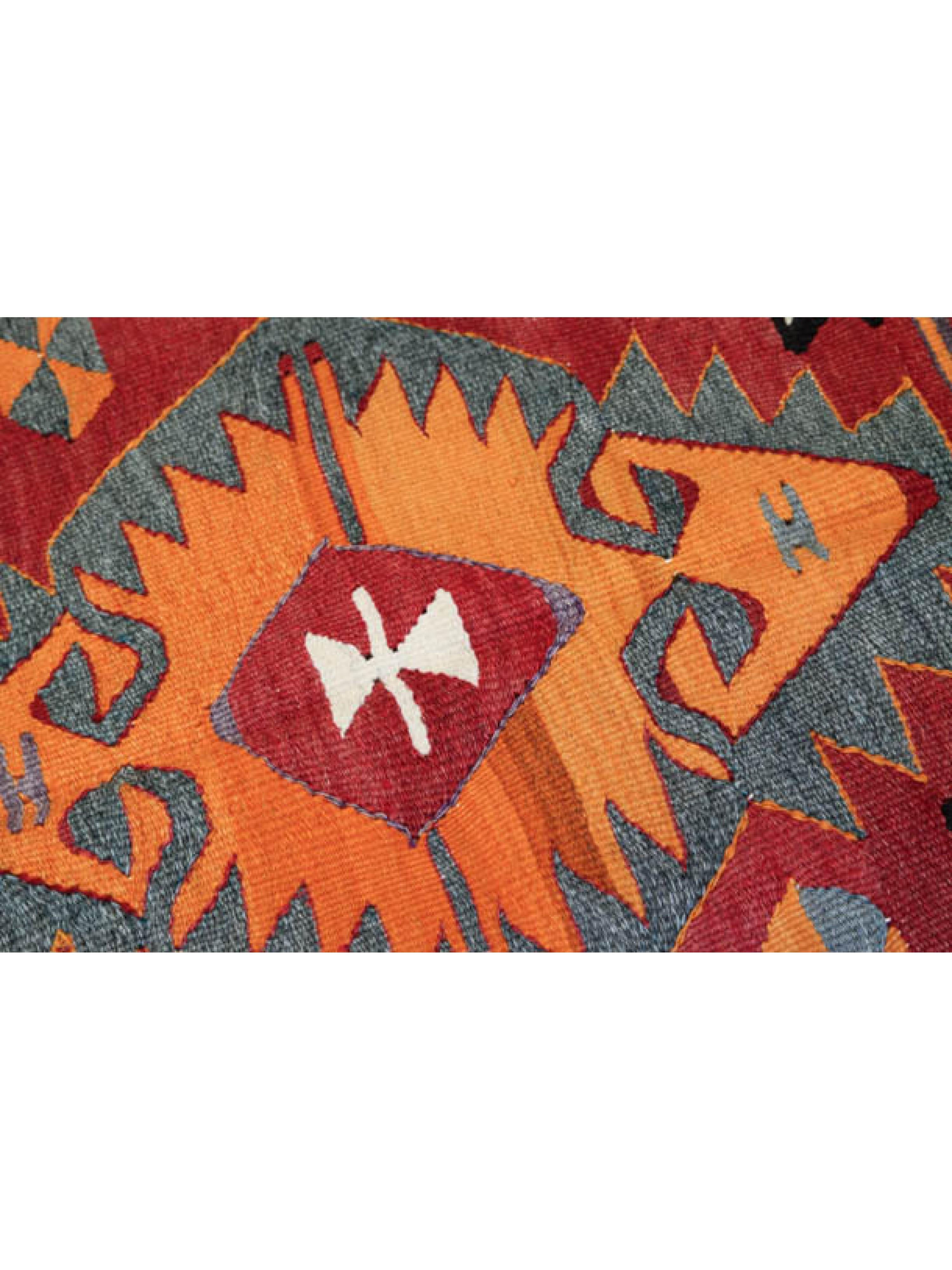 Semi Old Vintage Alfombra Tejida a Mano de Lana Mut Kilim Anatolia Central Alfombra Turca Turco en venta
