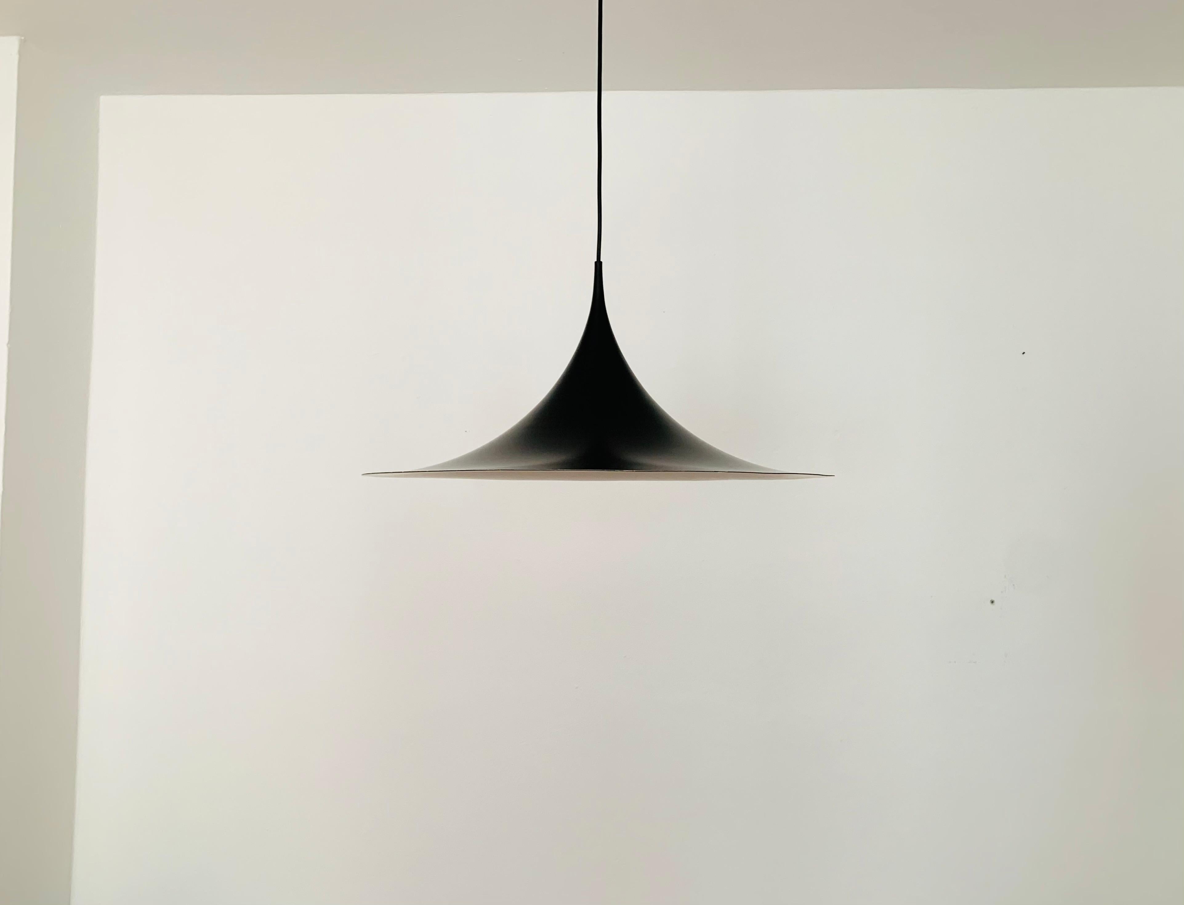Mid-20th Century Semi pendant lamp by Bonderup and Thorup for Fog and Morup