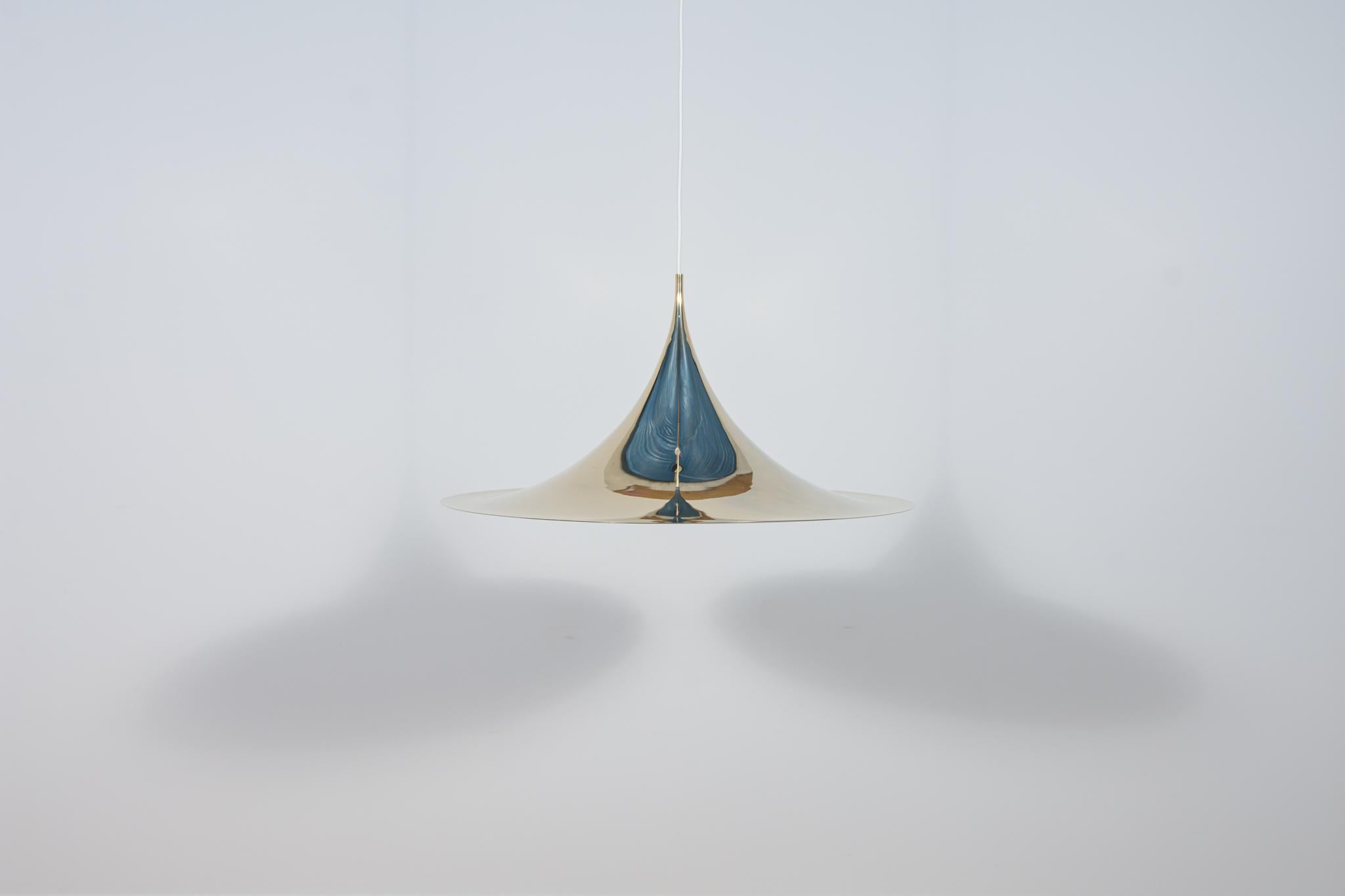 Milieu du XXe siècle Lampe semi-pendante de Claus Bonderup & Torsten Thorup pour Fog & Mørup, années 1960 en vente