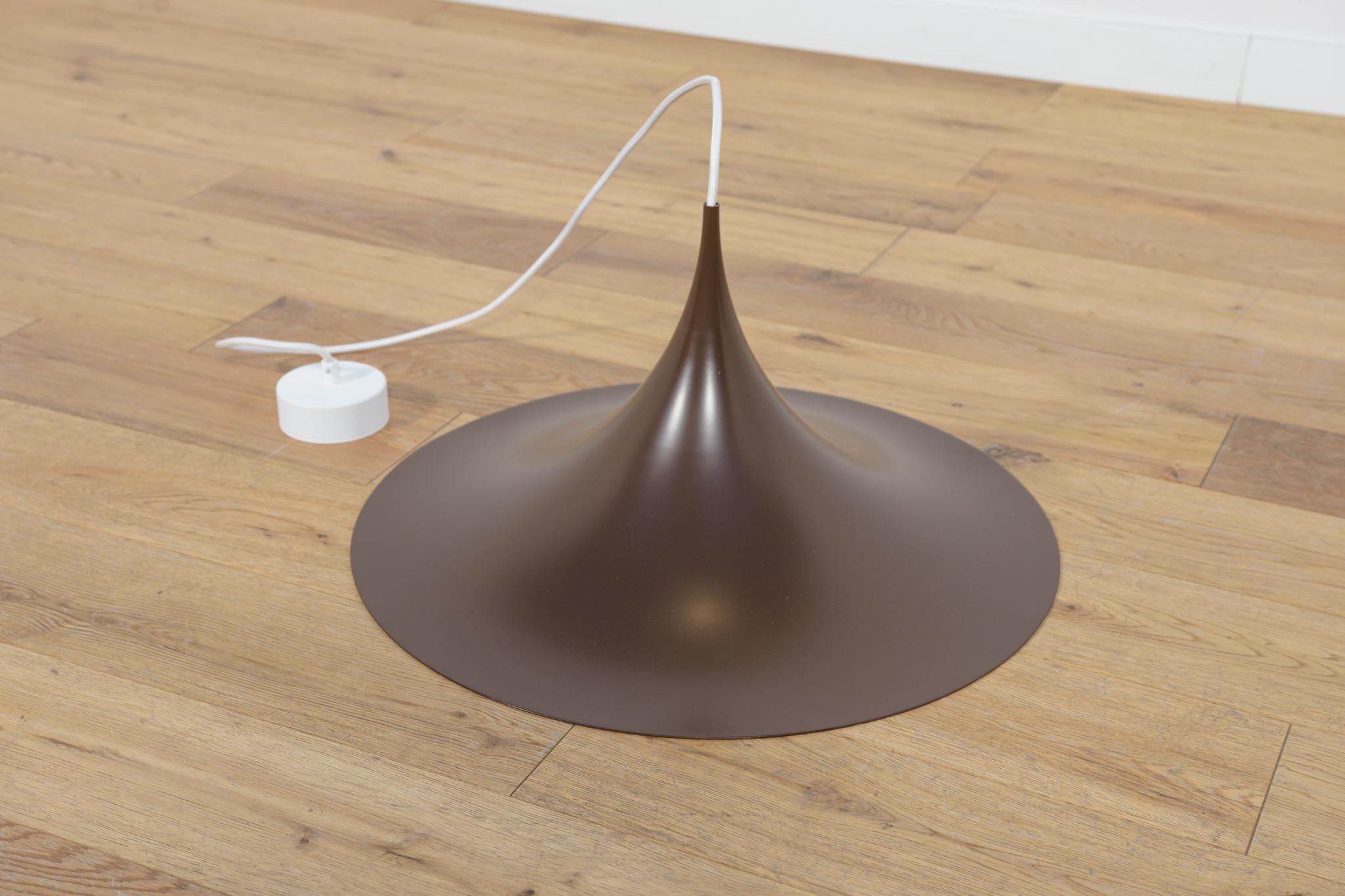 Aluminium Lampe semi-pendante de Claus Bonderup & Torsten Thorup pour Fog & Mørup, années 1960 en vente