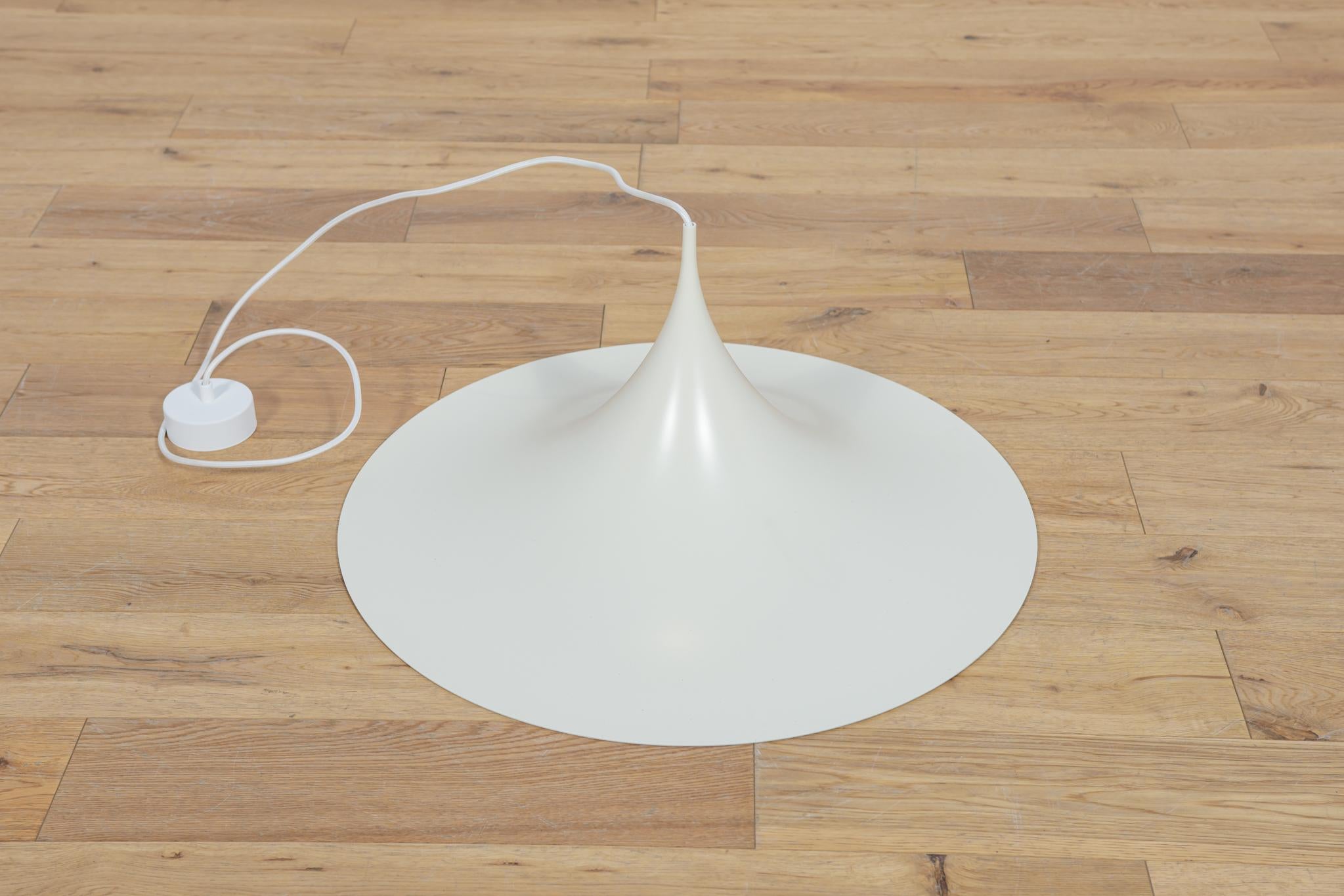 Late 20th Century Semi Pendant Lamp by Claus Bonderup & Torsten Thorup for Fog & Mørup, 1970s For Sale