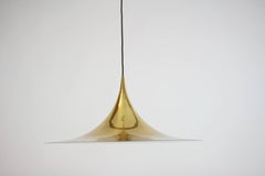Semi Pendant Lamp by Fog&Morup, brass, gold, Denmark Design