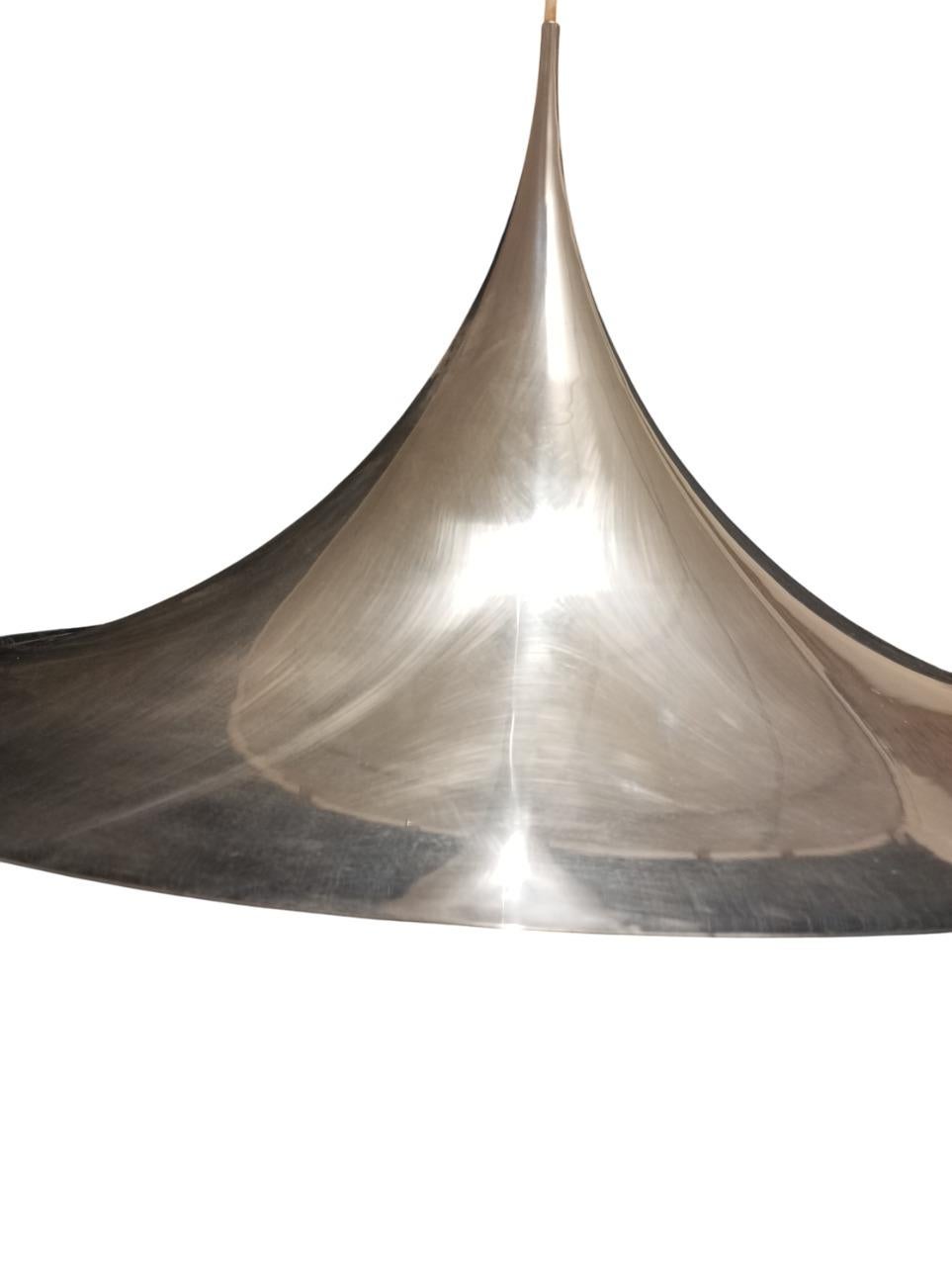 Danish Semi pendant lamp di Claus Bonderup e Torsten Thorup per Fog & Morup, 1970 in vendita