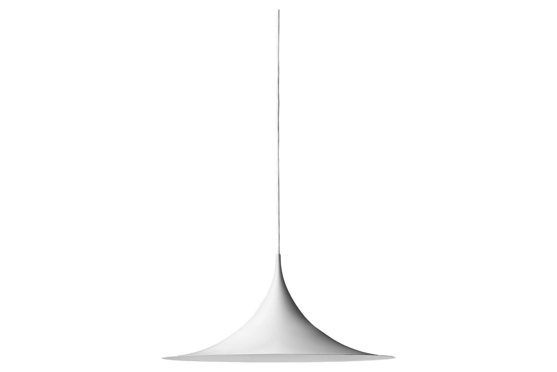 Semi Pendant, Small, White In New Condition For Sale In Berkeley, CA