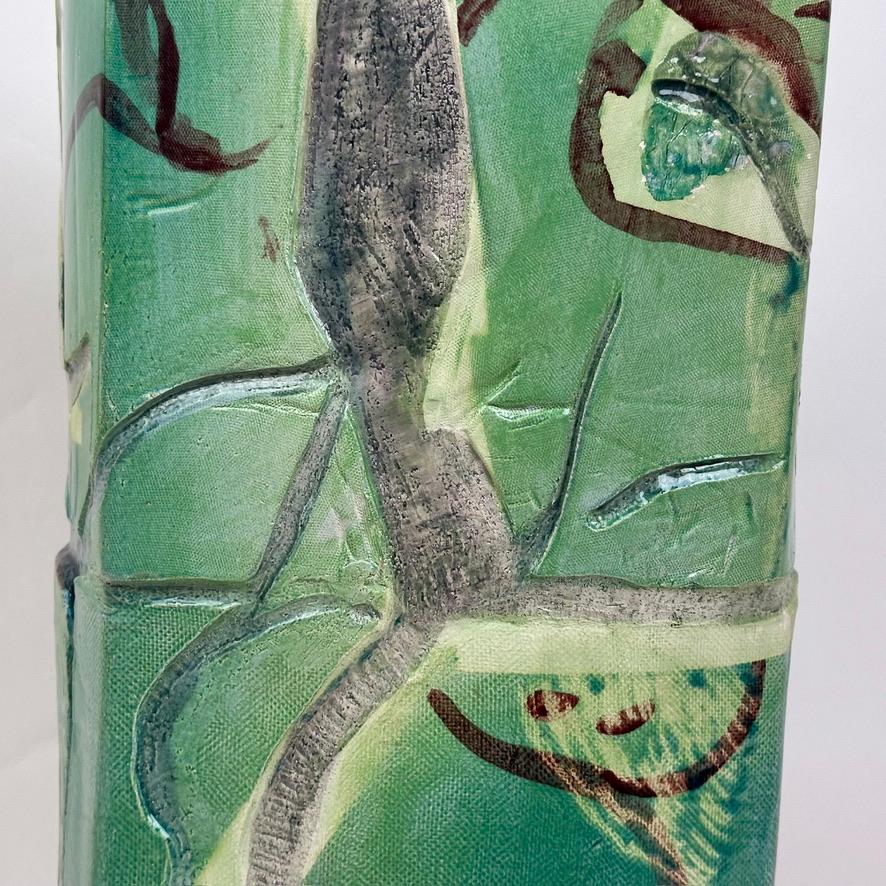 Senza titolo 2017 Scultura in ceramica semi-rifrattaria ingobbiata e smaltata di A. Roma in vendita 1