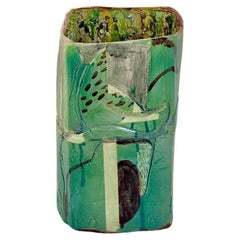 Senza titolo 2017 Scultura in ceramica semi-rifrattaria ingobbiata e smaltata di A. Roma