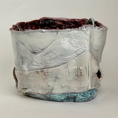 Untitled 2017 Semi-Refractory and Glazed Ceramic Sculpture by Alessandro Roma