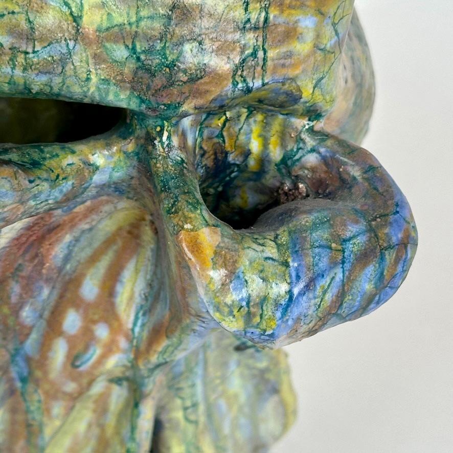 Scultura in ceramica semi-refrattaria e smaltata Senza Titolo 2022 di Alessandro Roma in vendita 1