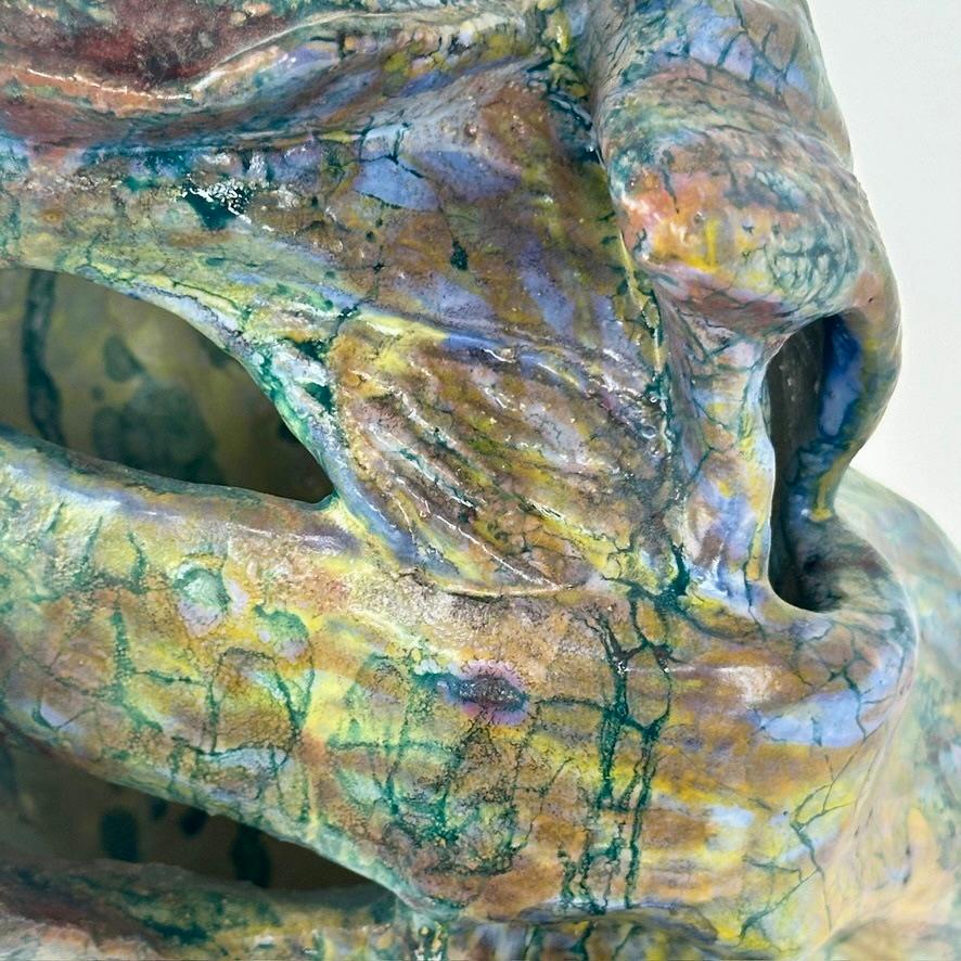 Scultura in ceramica semi-refrattaria e smaltata Senza Titolo 2022 di Alessandro Roma in vendita 2