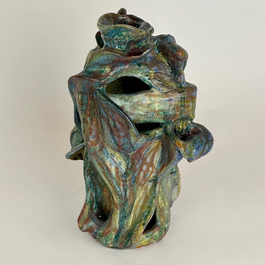 Scultura in ceramica semi-refrattaria e smaltata Senza Titolo 2022 di Alessandro Roma In condizioni buone in vendita a Firenze, Tuscany