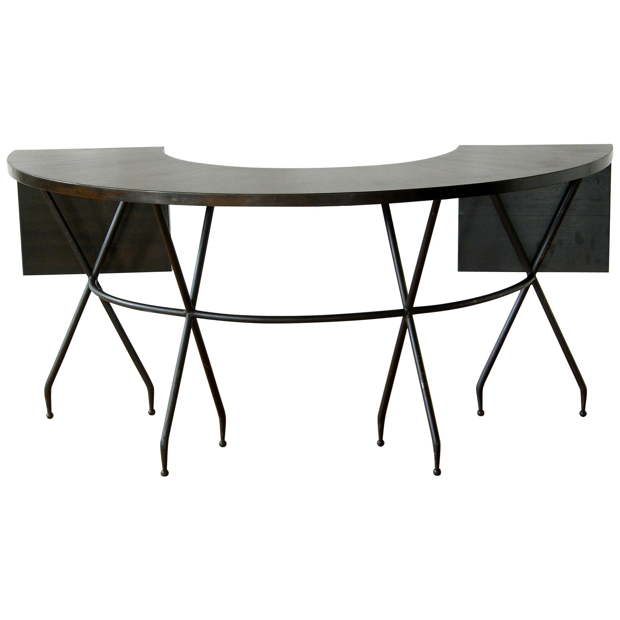 A Railroad Spike Sculptural Table/Desk at 1stDibs
