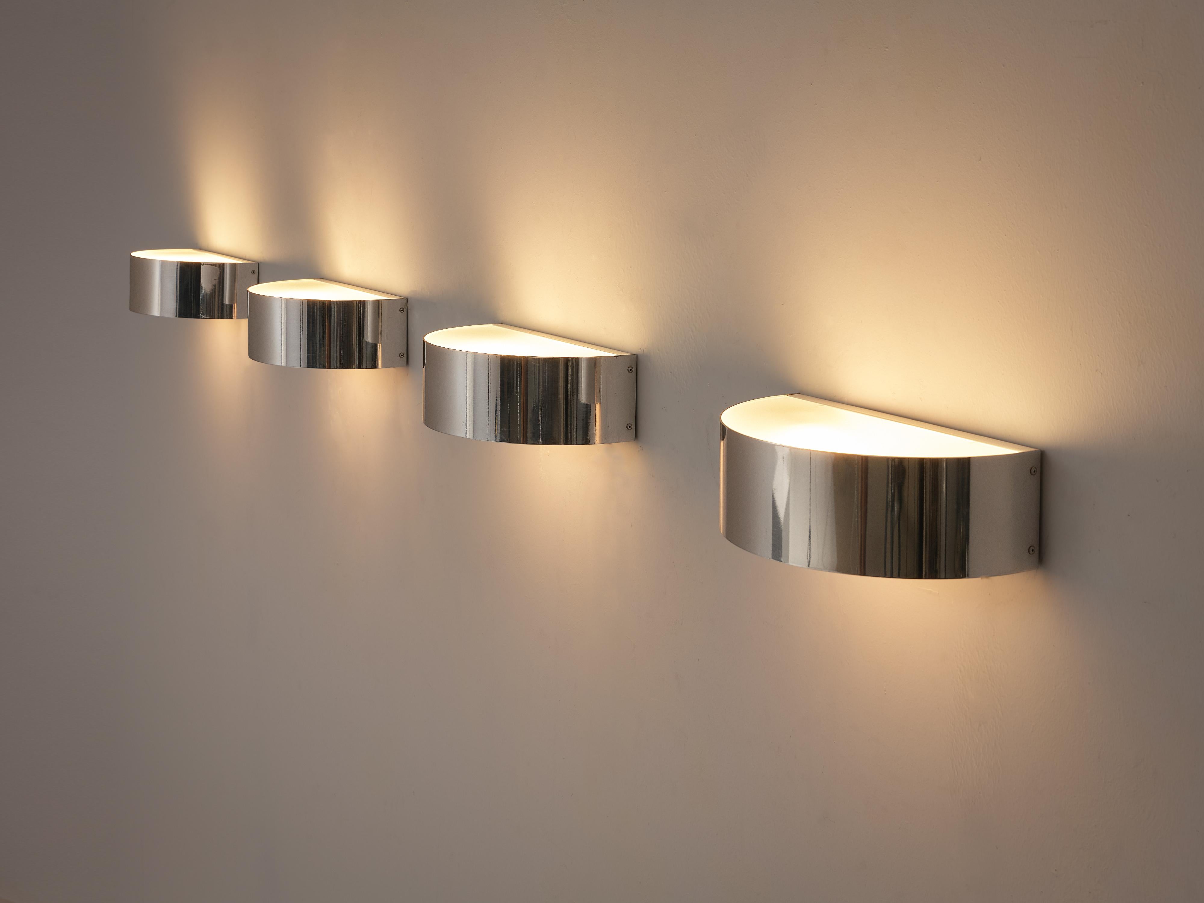 Late 20th Century Semicircular Postmodern Wall Lights