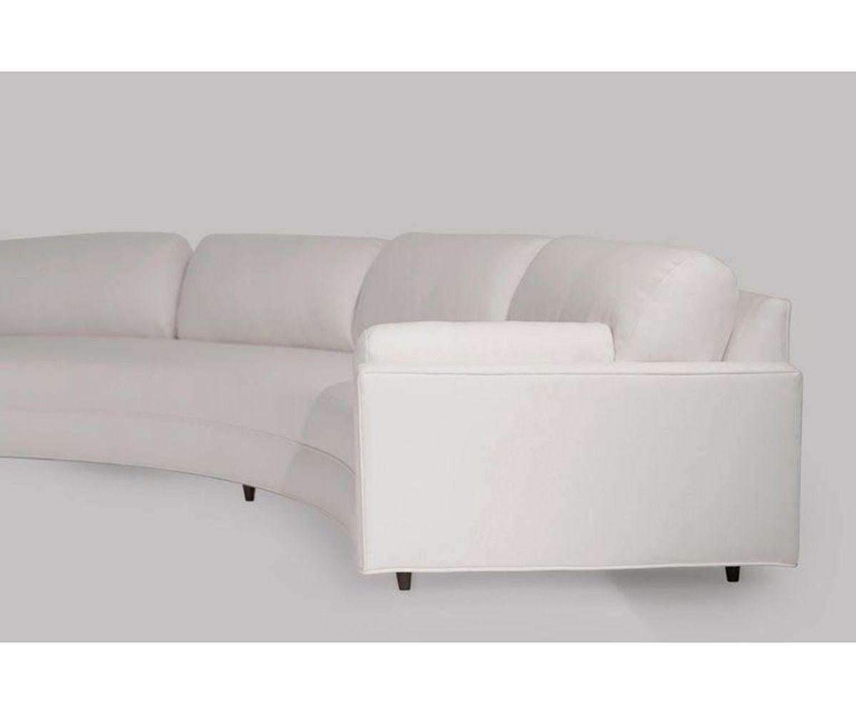 American Semicircular Two Piece Sectional by Adrian Pearsall, 1950s For Sale