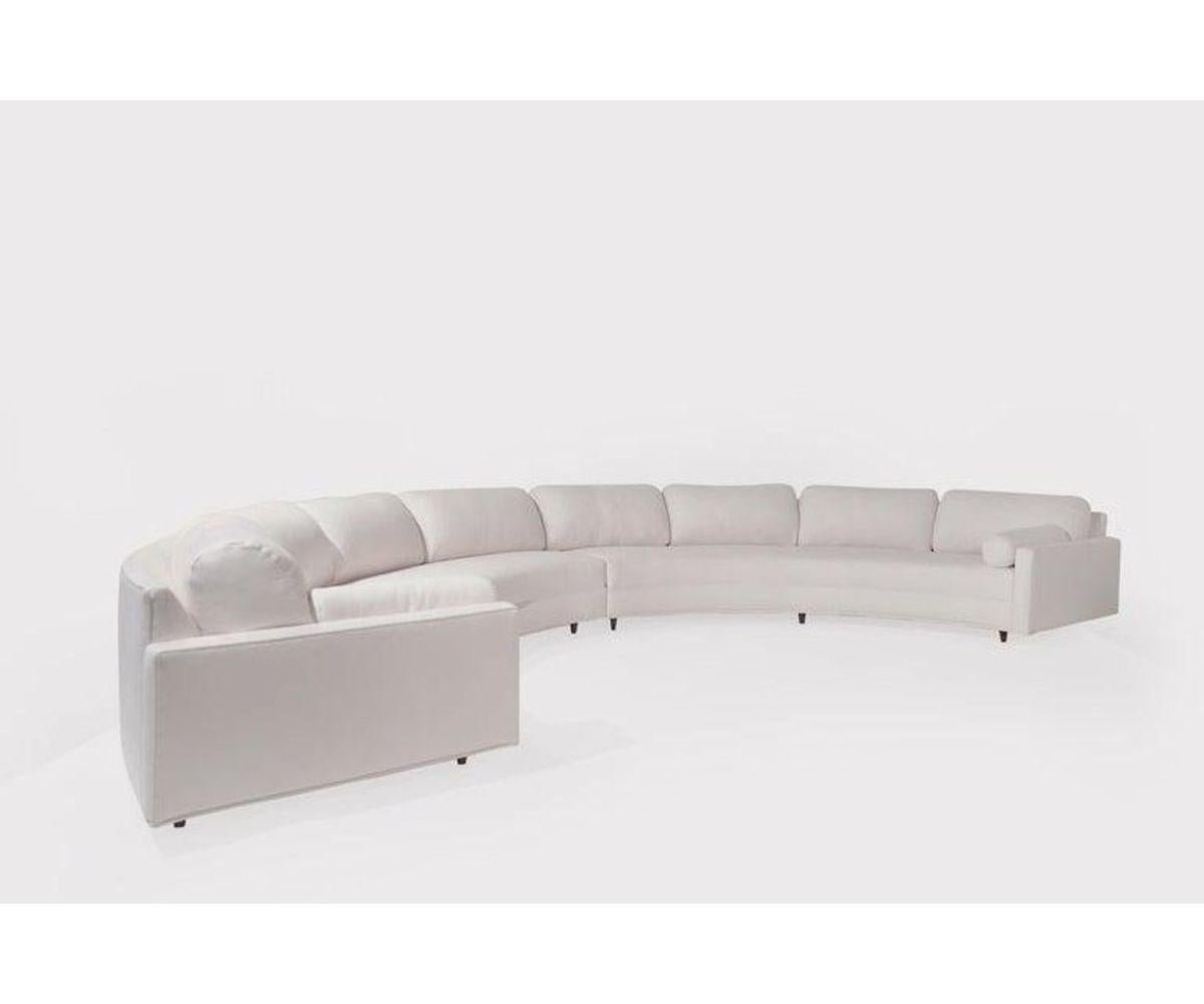 20th Century Semicircular Two Piece Sectional by Adrian Pearsall, 1950s For Sale