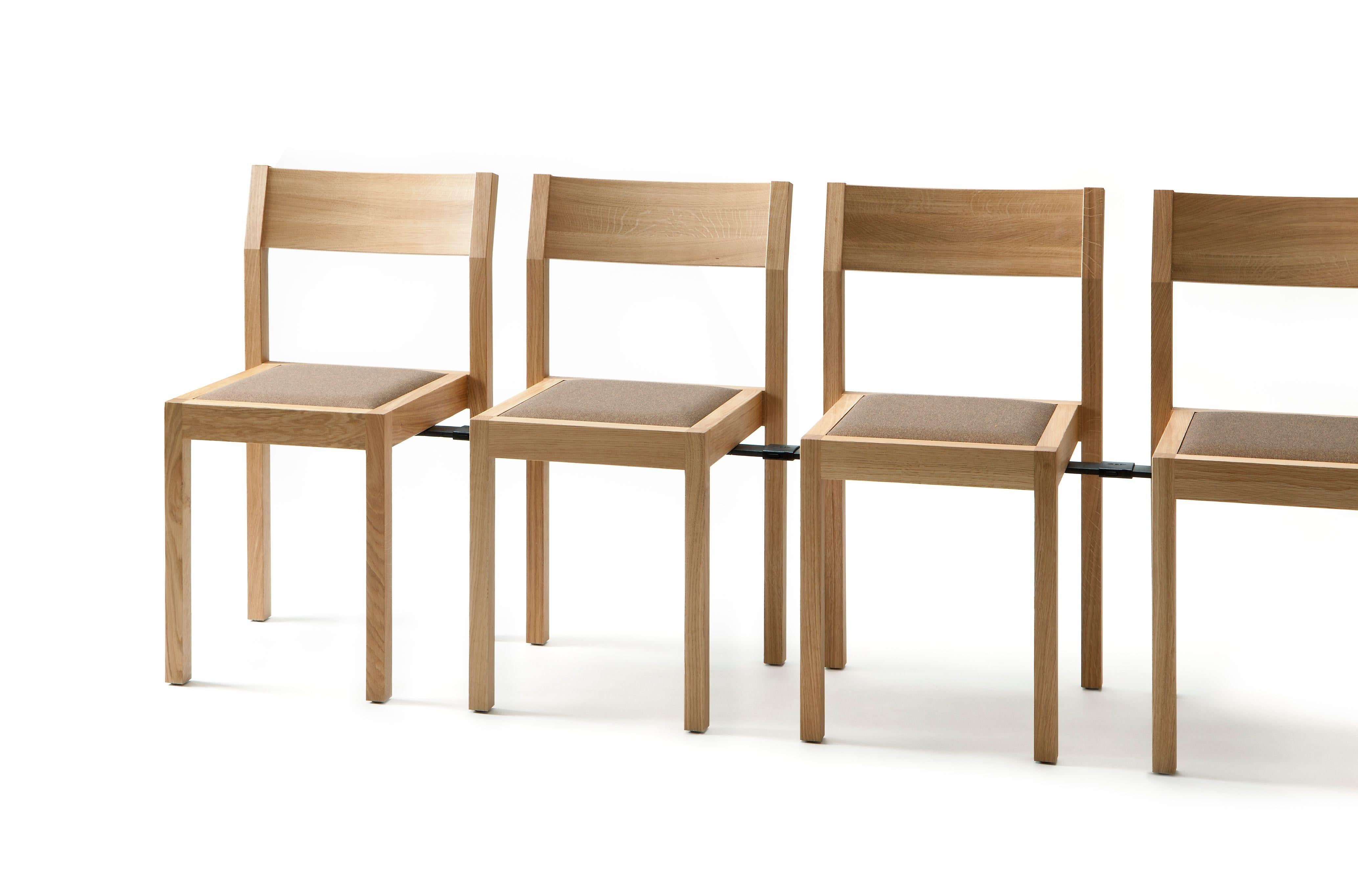 Seminar KVT2 Stackable Solid Oak Chair by Kari Virtanen In New Condition For Sale In Fiskars, FI