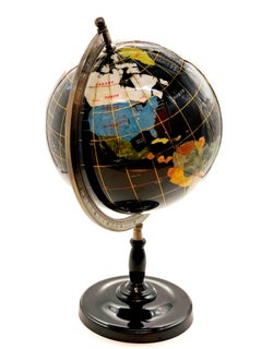 Semiprecious Stone Globe 20th Century Black