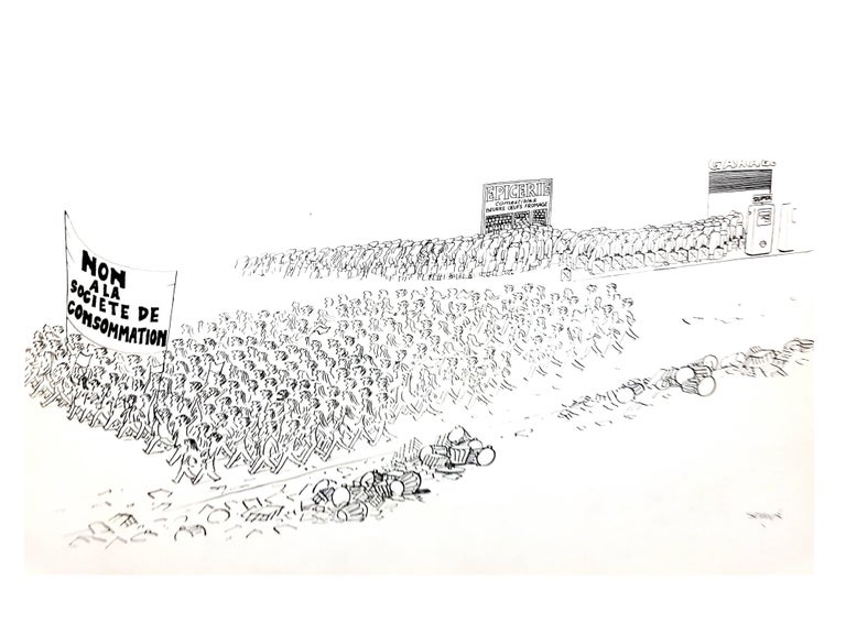 Sempé Sempé Mai 68 Original French Poster Mai 68 at 1stDibs