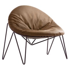 Sen-Su Lounge Armchair with Leather Cushion