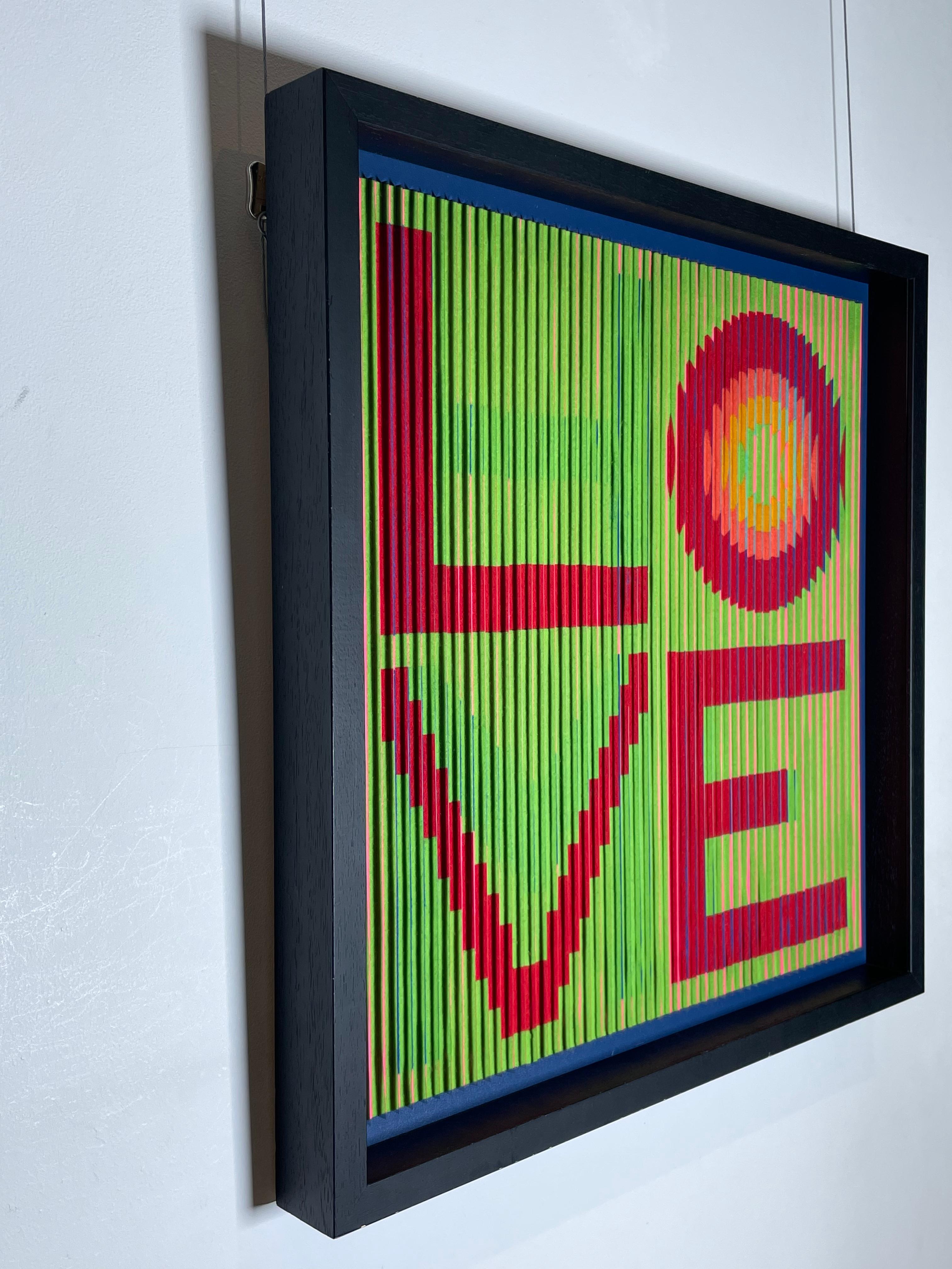 Traer el Amor a Casa Versión 2, escultura original, abstracta, contemporánea