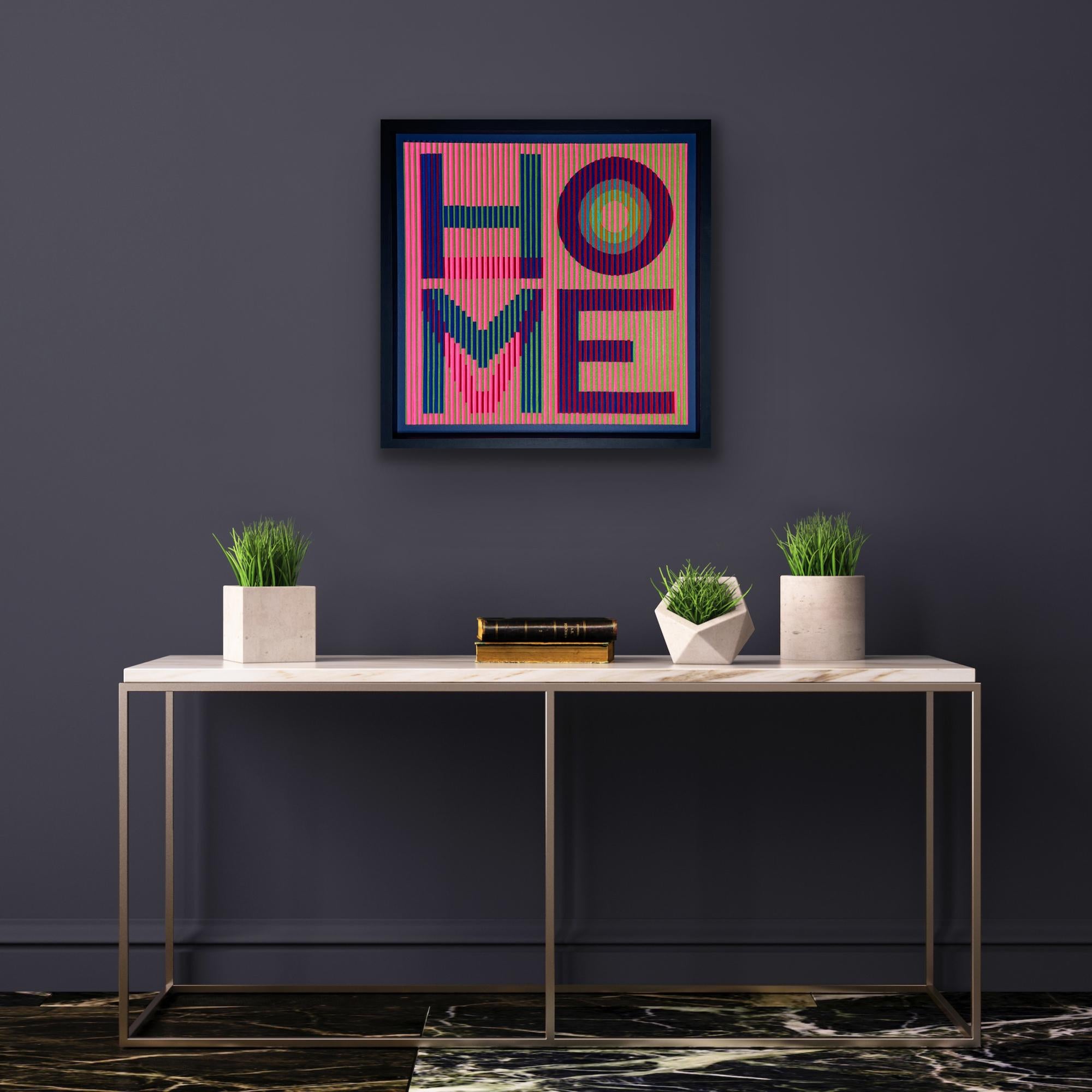 Bringing Love Home Version 2, Originalgemälde, abstrakt, zeitgenössisch im Angebot 3