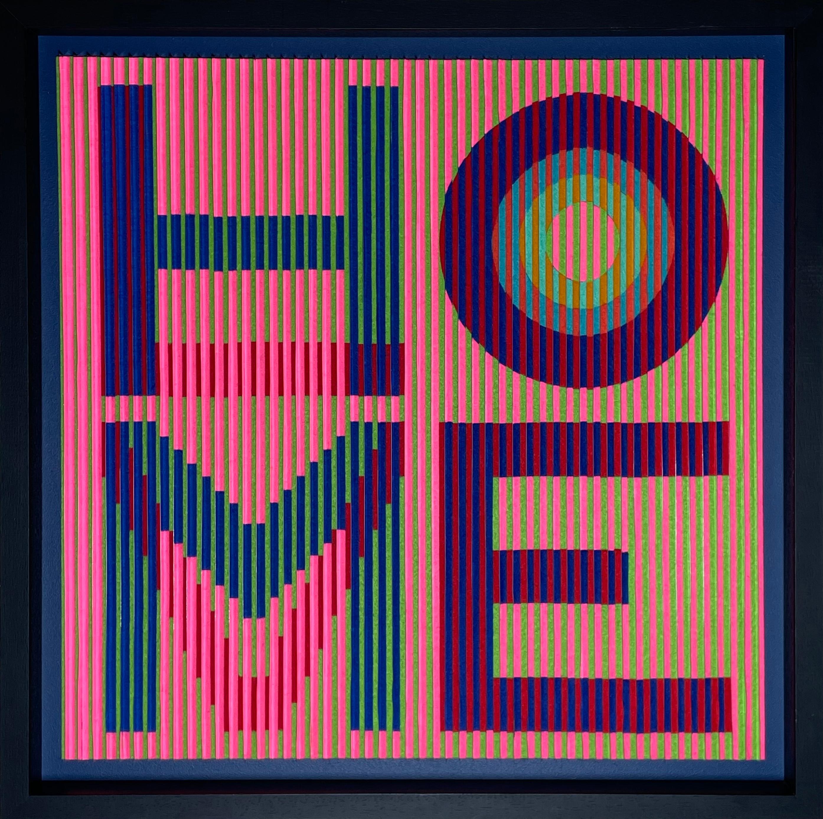 Bringing Love Home Version 2, Originalgemälde, abstrakt, zeitgenössisch – Painting von Sena Shah