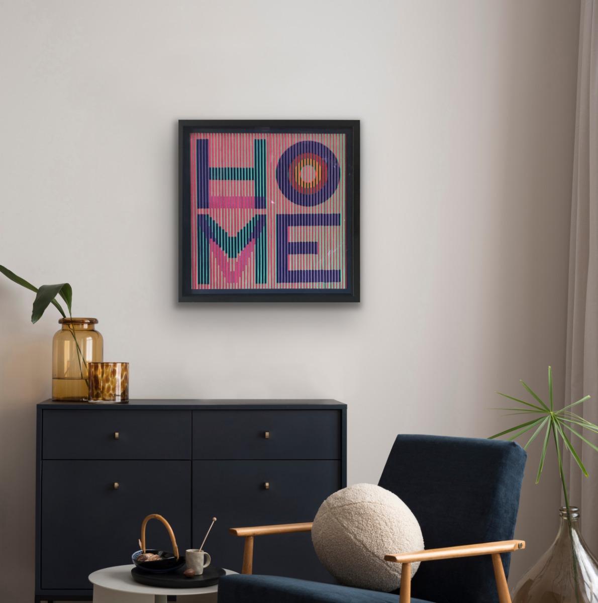 Bringing Love Home Version 3, original sculpture, abstract, contemporary - Contemporary Painting by Sena Shah