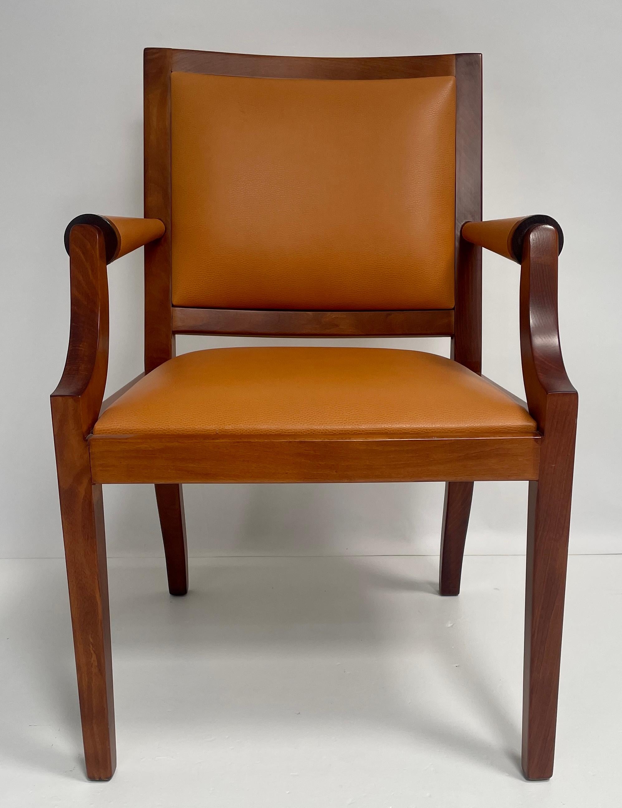 Leather Senat Arm Chair For Sale