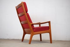 Senator Highback Lounge Chair and Ottoman by Ole Wanscher for Cado