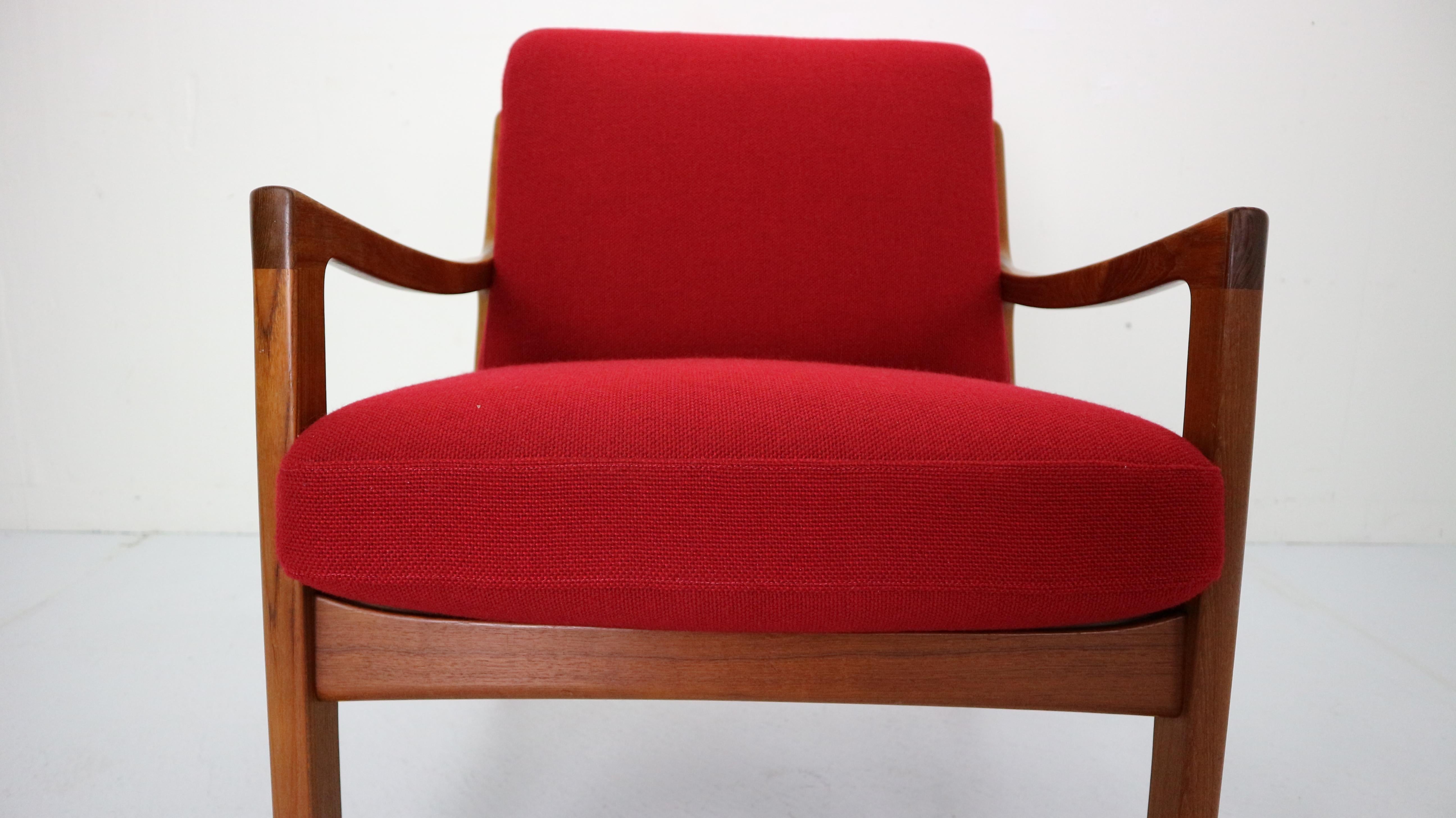 Senator Lounge Chair by Ole Wanscher for France & Søn, 1950s 4