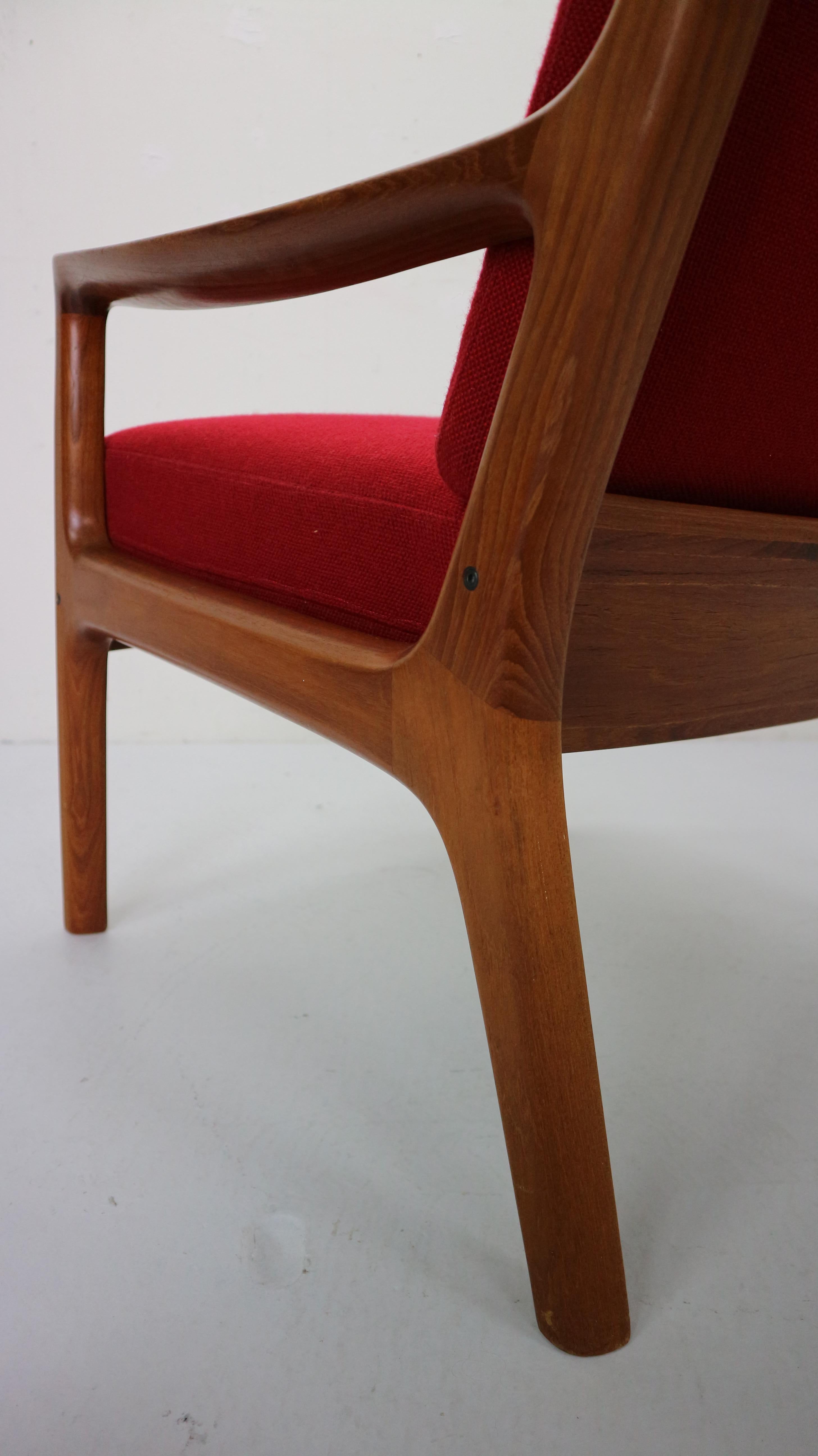 Senator Lounge Chair by Ole Wanscher for France & Søn, 1950s 10