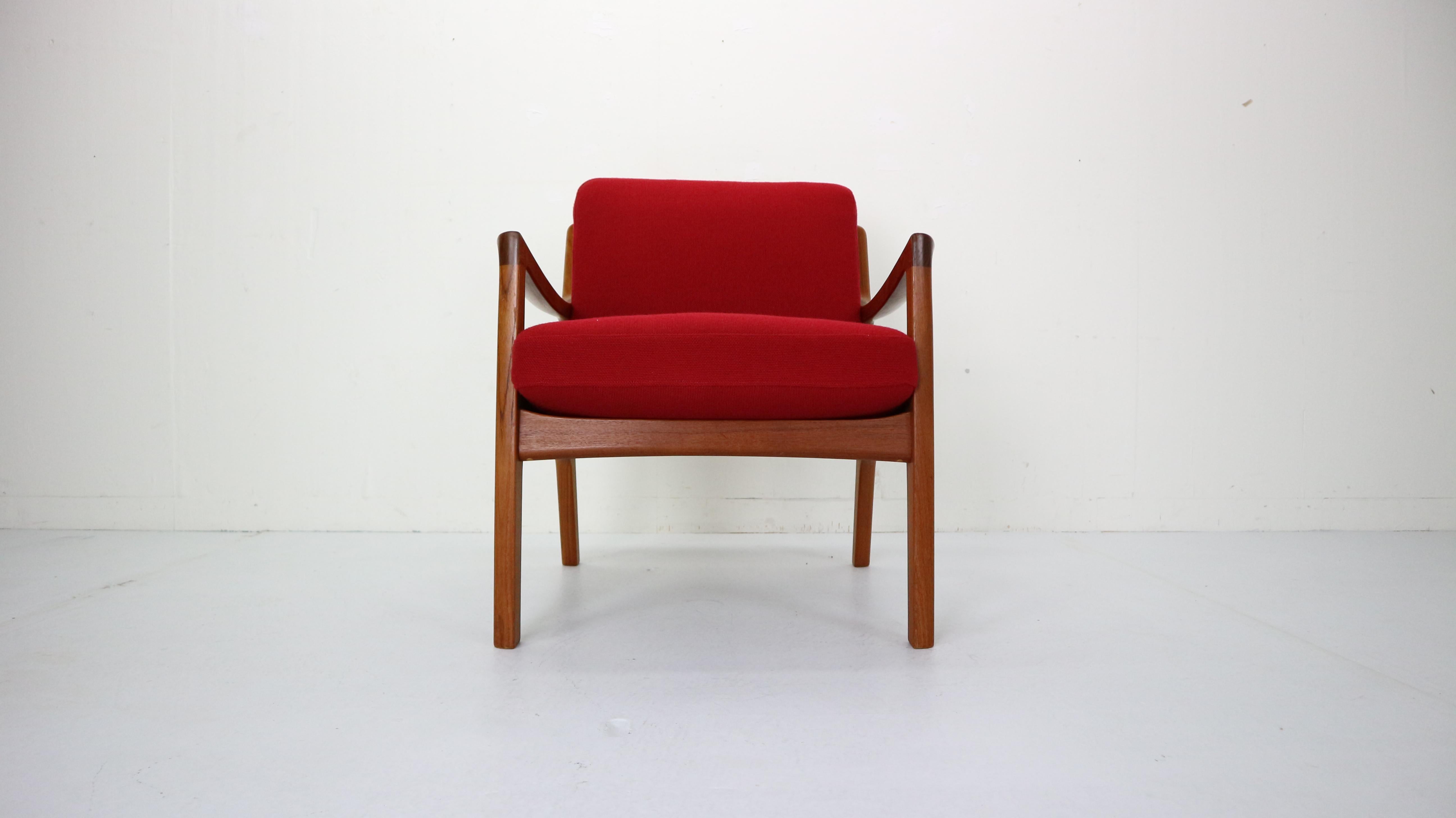 Mid-Century Modern Senator Lounge Chair by Ole Wanscher for France & Søn, 1950s