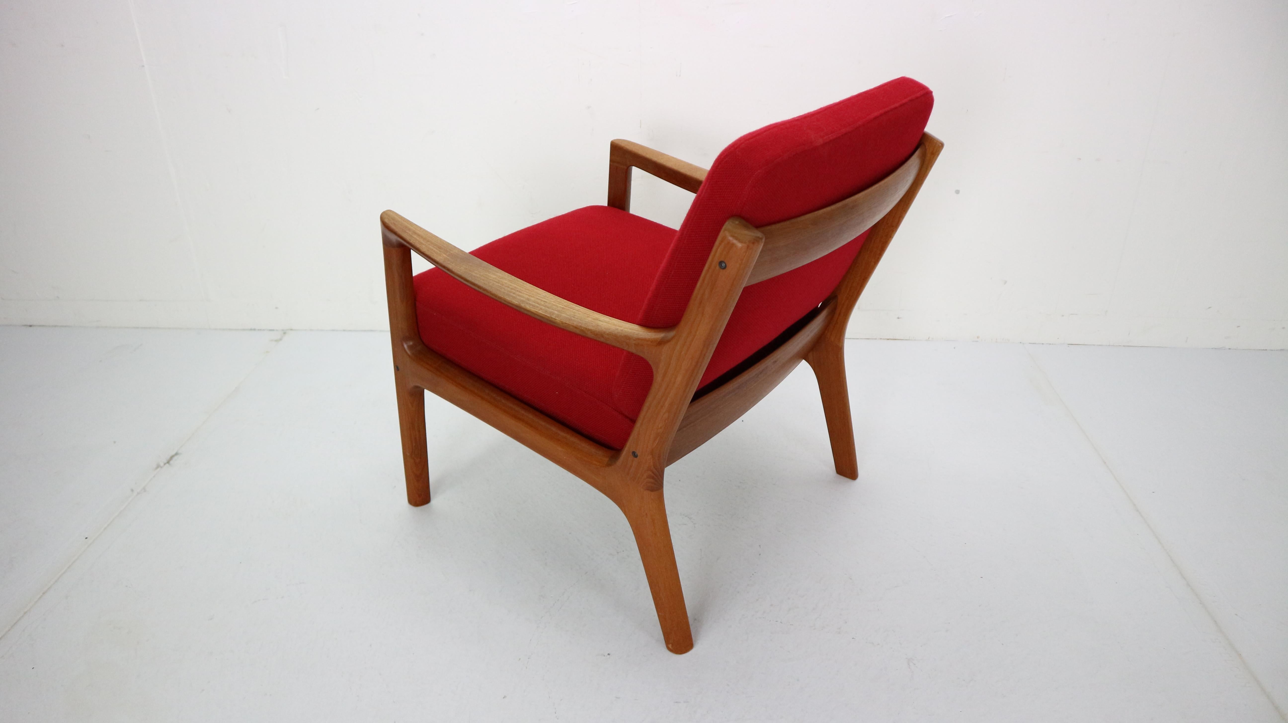 Senator Lounge Chair by Ole Wanscher for France & Søn, 1950s 2