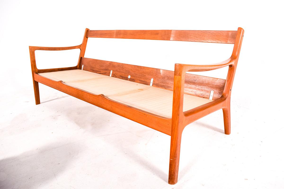 Metà XX secolo Divano Senator in teak di Ole Wanscher per France & Son, anni '50 in vendita