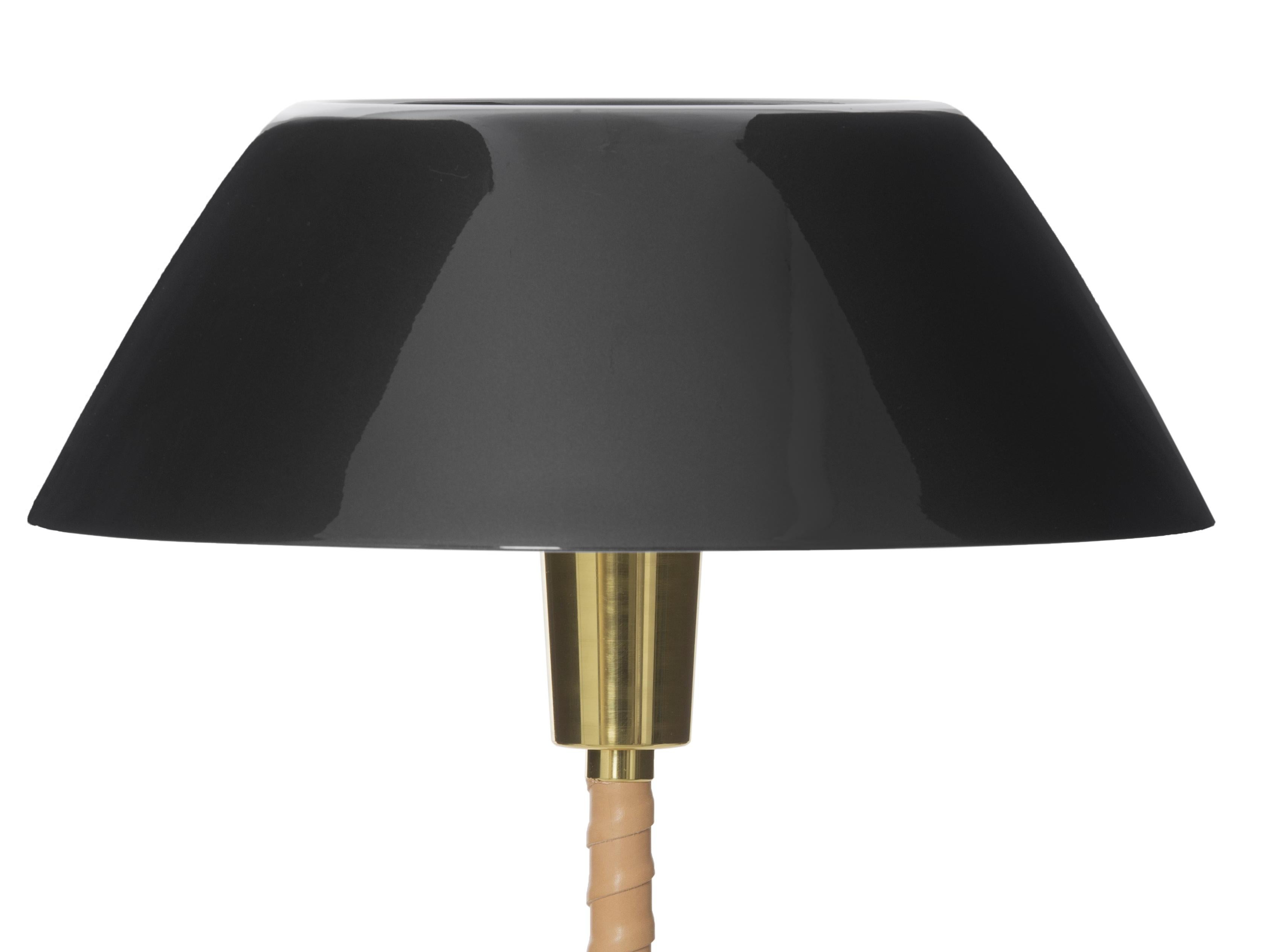Contemporary Senator Table Lamp, Graphite Grey, New Edition