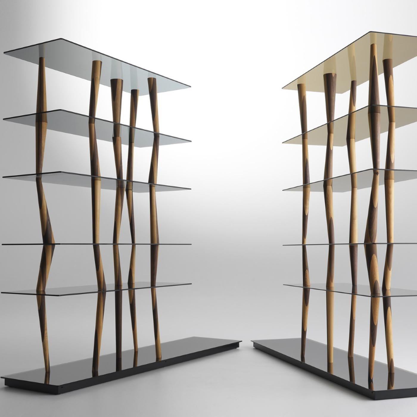 Contemporary Sendai Glass Bookcase by Toyo Ito For Sale