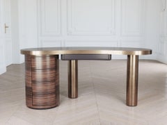 SENECA Matte finish Smocked Eucalyptus desk