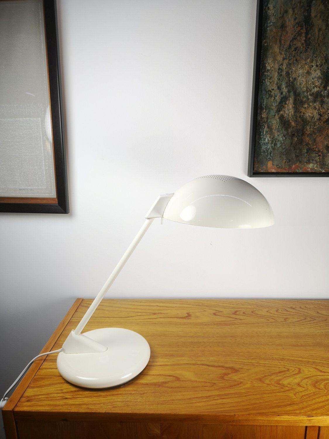 European Seneca sweden metal vintage desk lamp, 1970's For Sale
