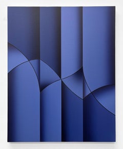 Rivelatori blu - Acrilico su tela Minimalismo geometrico, 2022