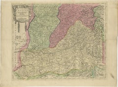 Senex Map of Castile, Leon & La Mancha in The Spanish Heartland, 1714