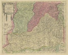 Senex Map of Castile, Leon & La Mancha in The Spanish Heartland, 1714