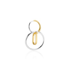 Senia Yellow Vermeil & Sterling Silver Modular Infinity Earrings