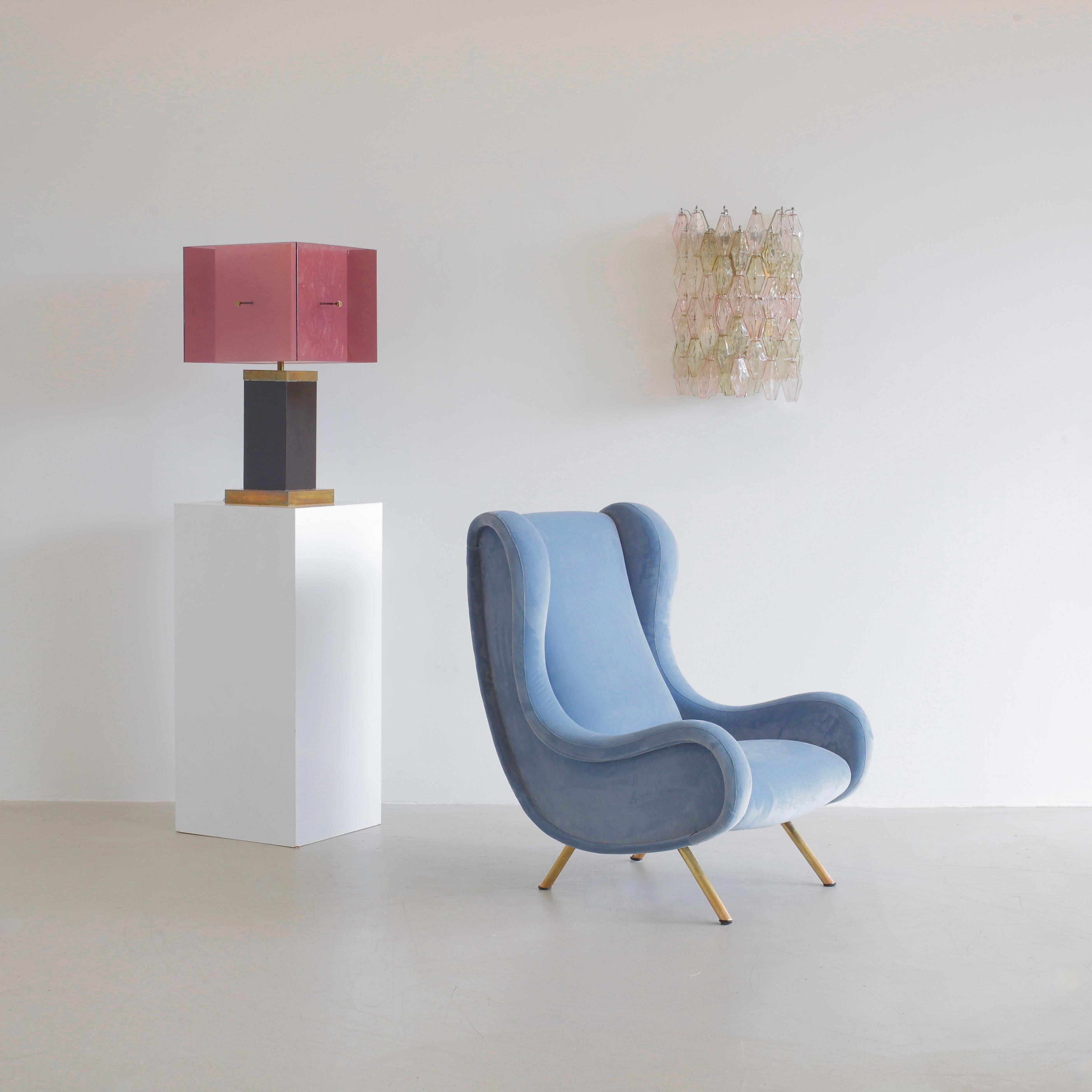 Velvet SENIOR Armchair by Marco ZANUSO, Arflex Italy.