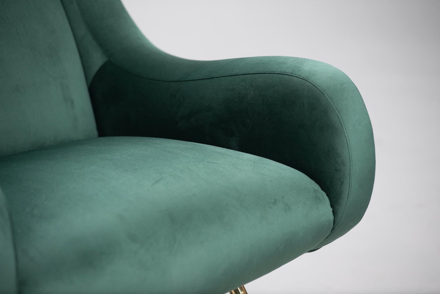 Senior Armchair by Marco Zanuso for Arflex Early Edition In Excellent Condition In Porto, PT