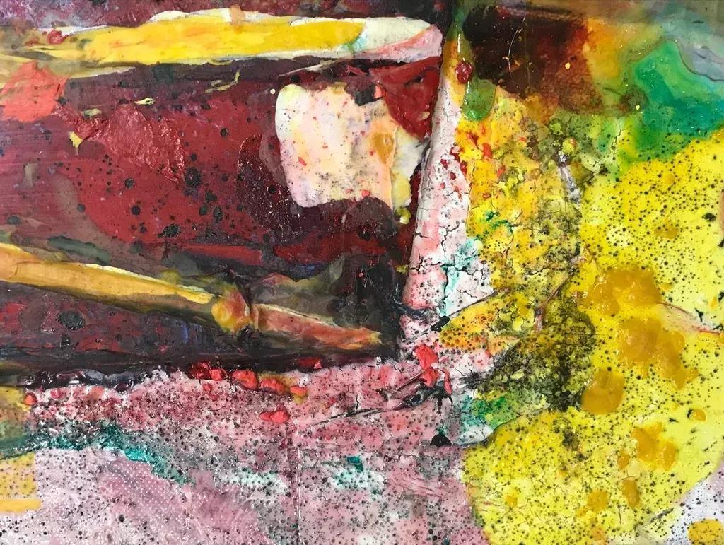 Abstract Painting Fantasia by Gutai Artist For Sale 1