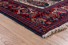 Senne Persian Antique Rug in Various Purple Shades