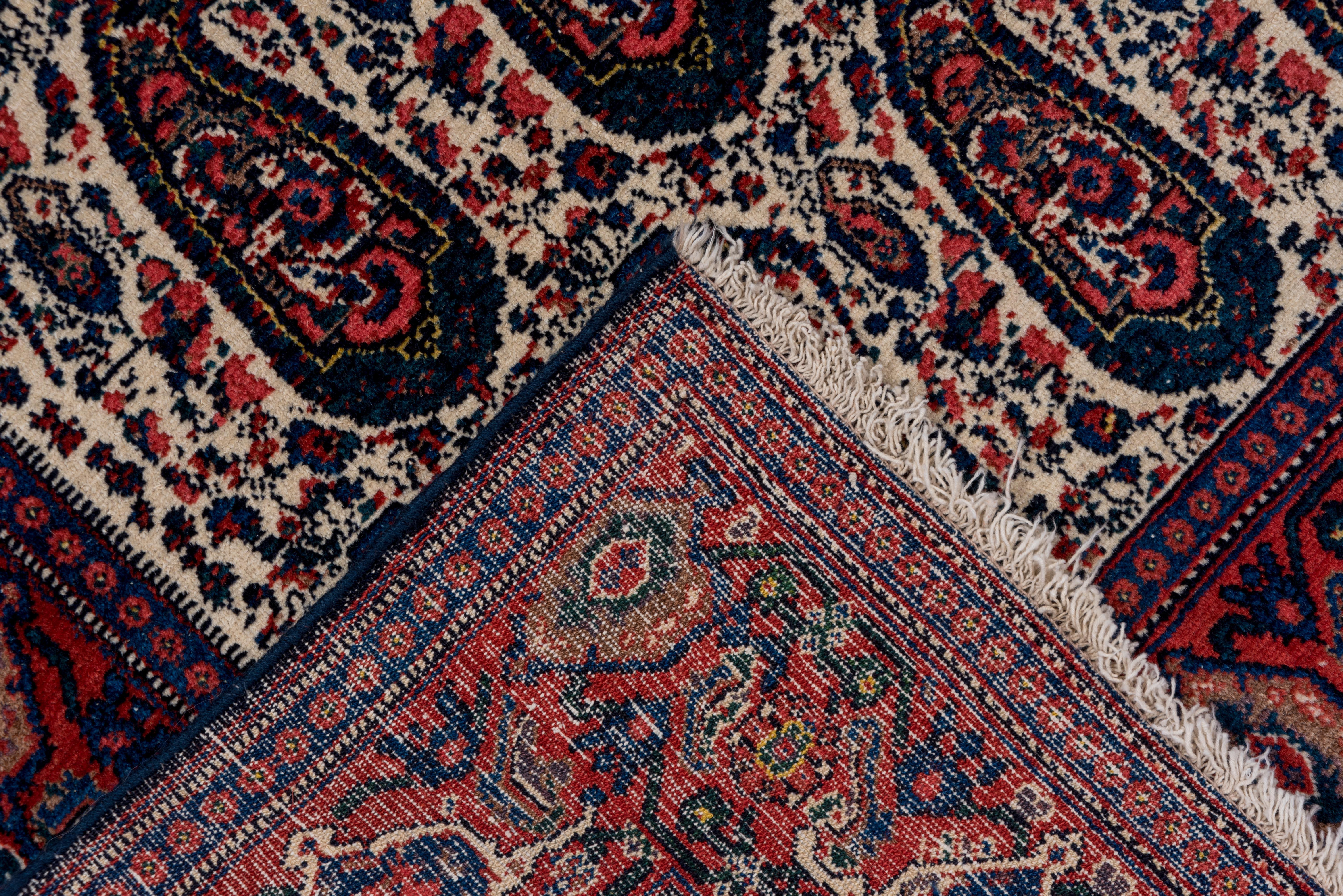 Senne Persian Antique Rug in Various Purple Shades In Good Condition For Sale In New York, NY