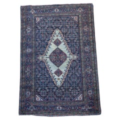 Senneh Antique Carpet, Bold Medallion