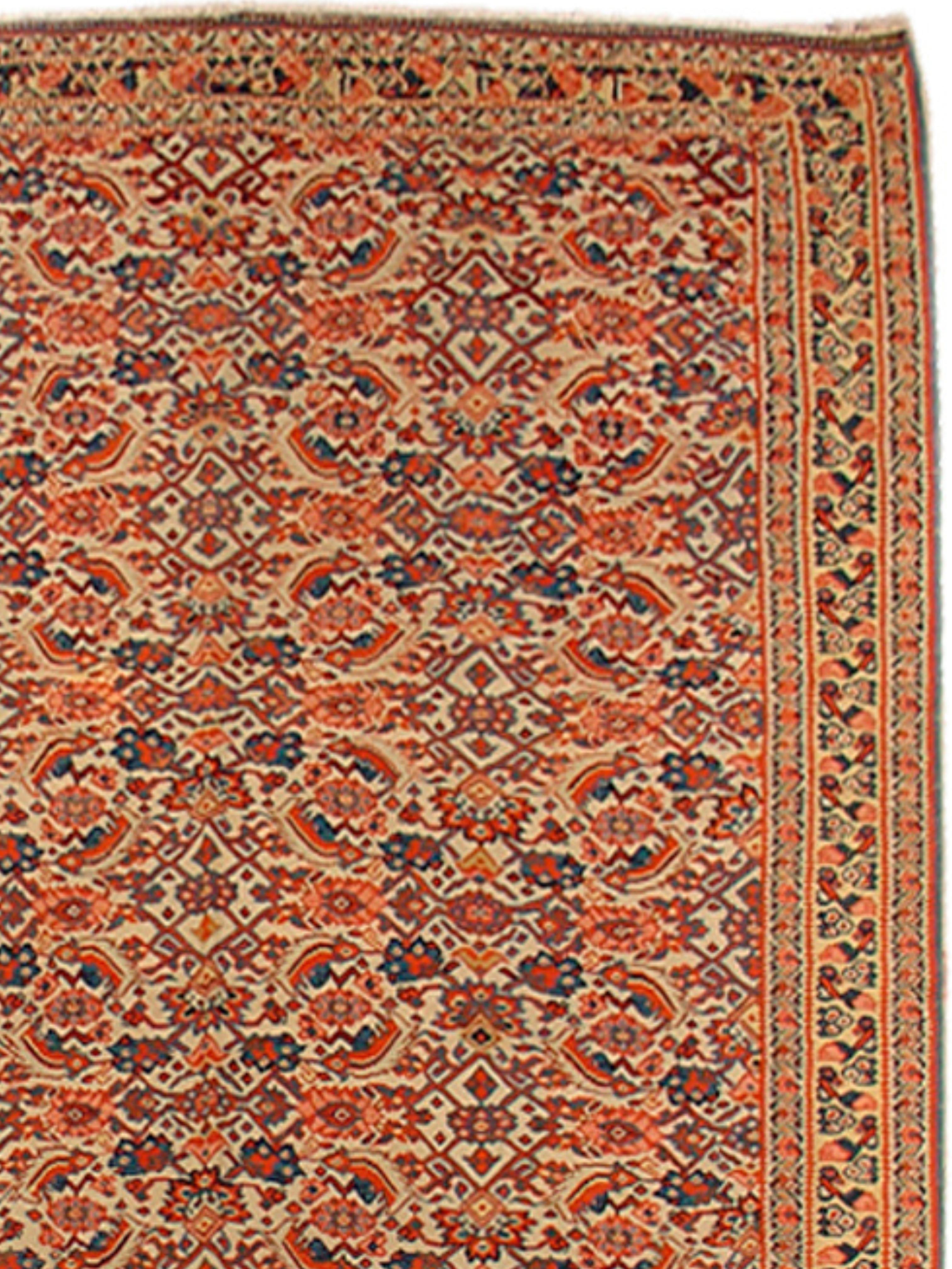 Persiano Kilim di Senneh, XIX secolo in vendita