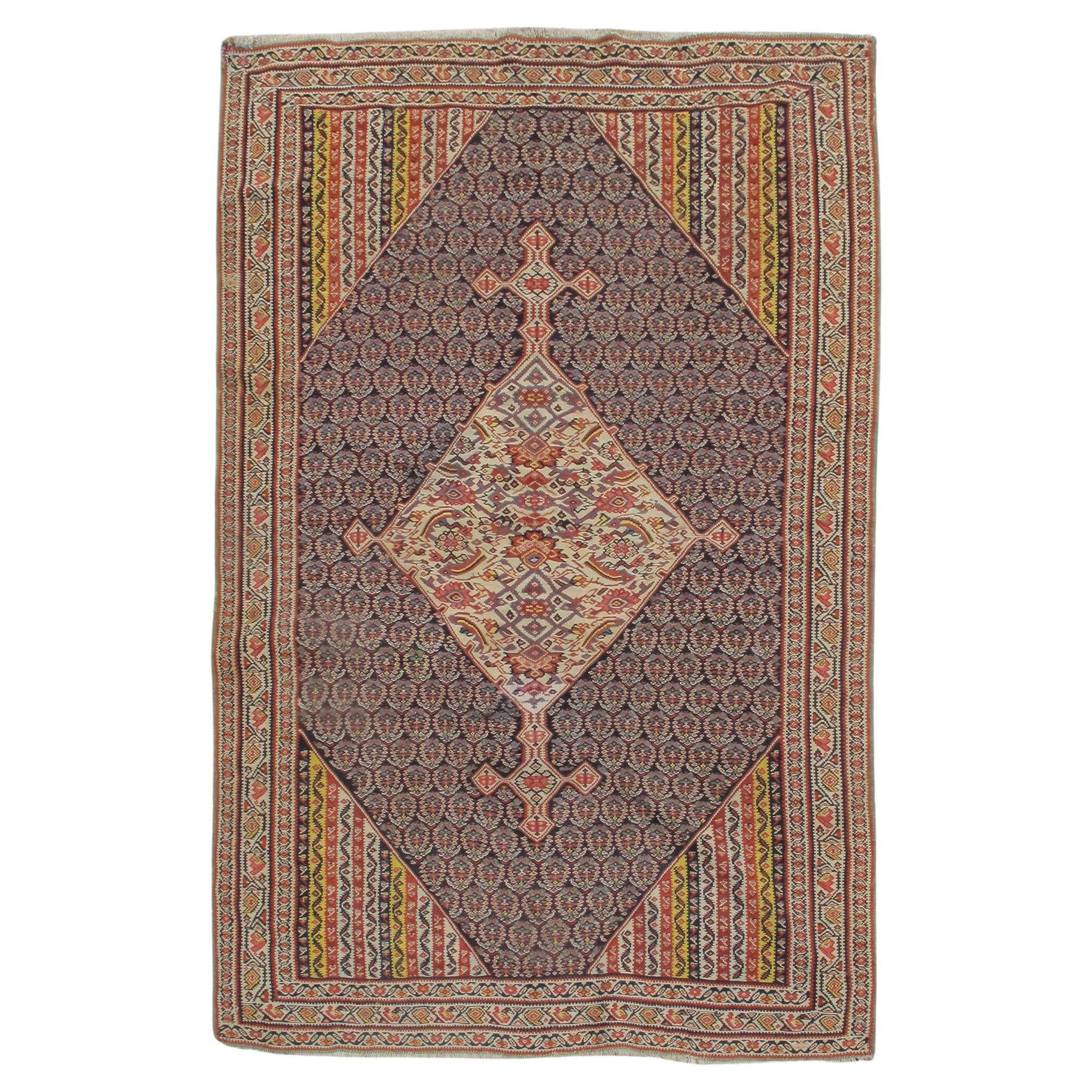Senneh Kilim, Late 19th Century