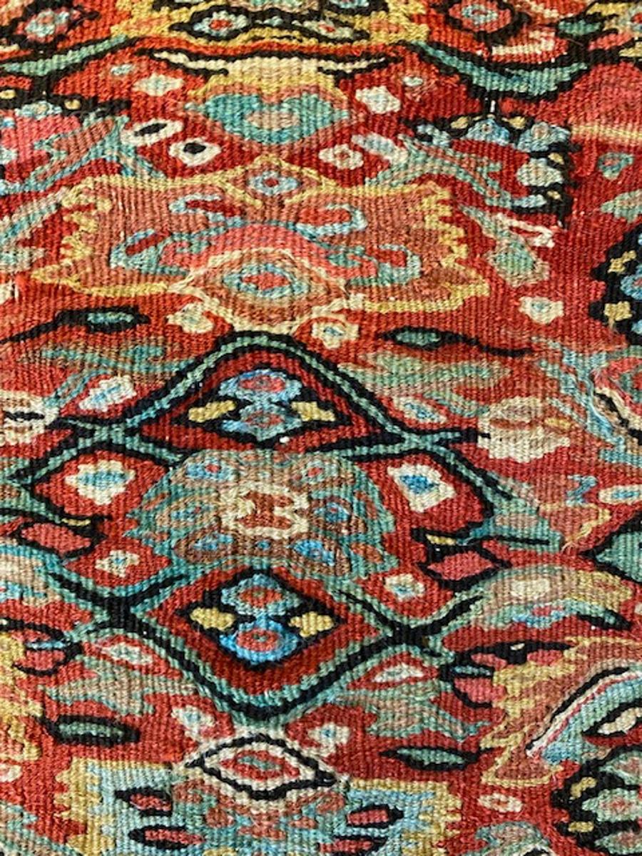 Persian Senneh prayer Kilim For Sale